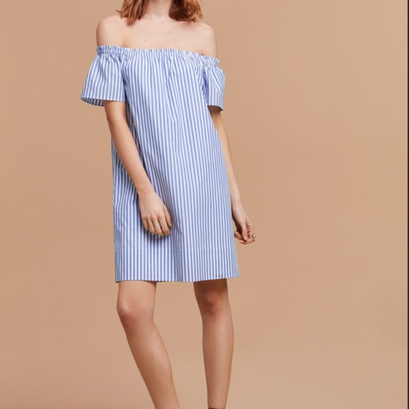 Aritzia Wilfred Lunette Dress (Striped) - Picture 6 of 7